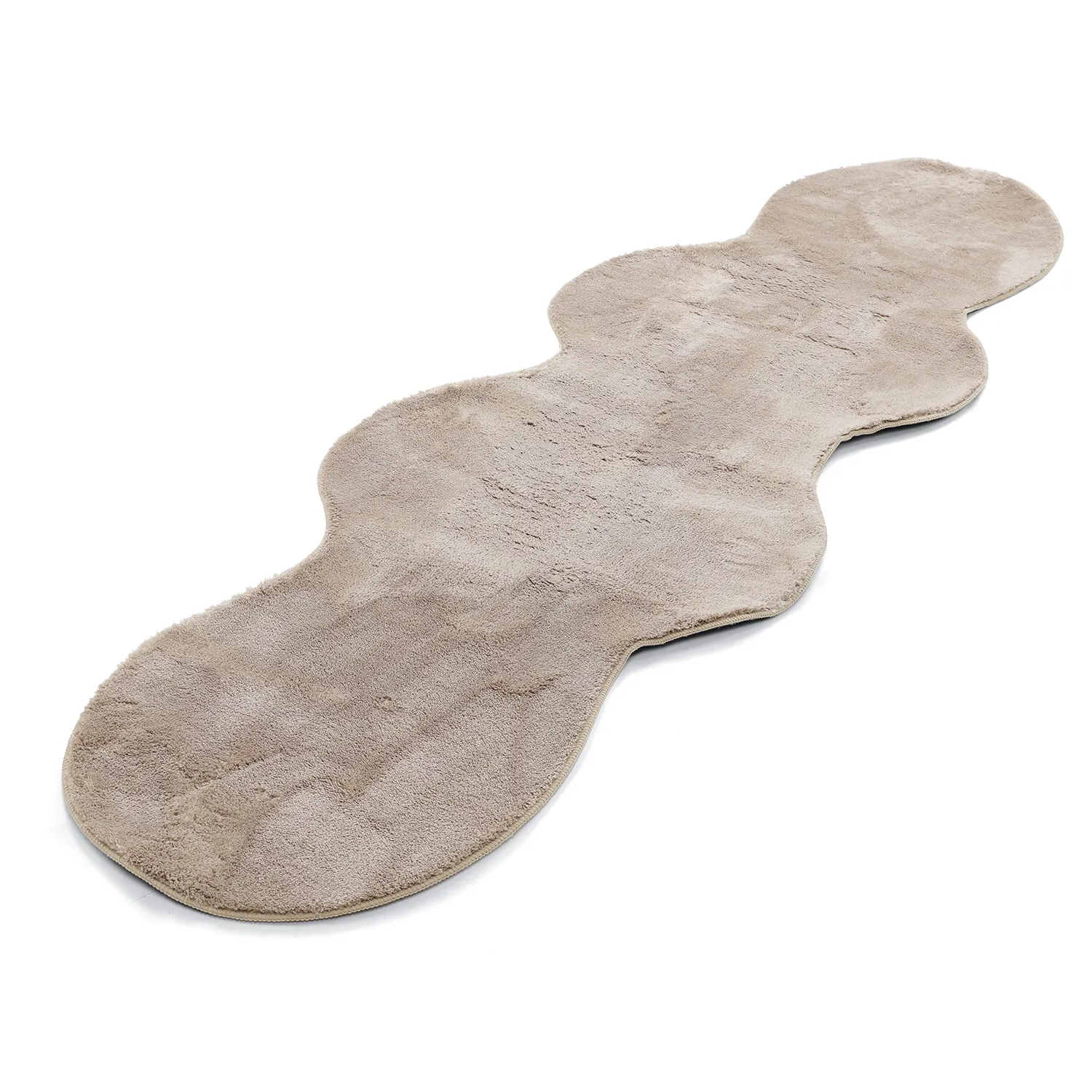 Bølgete Løper - Aranga Super Soft Fur (brun)