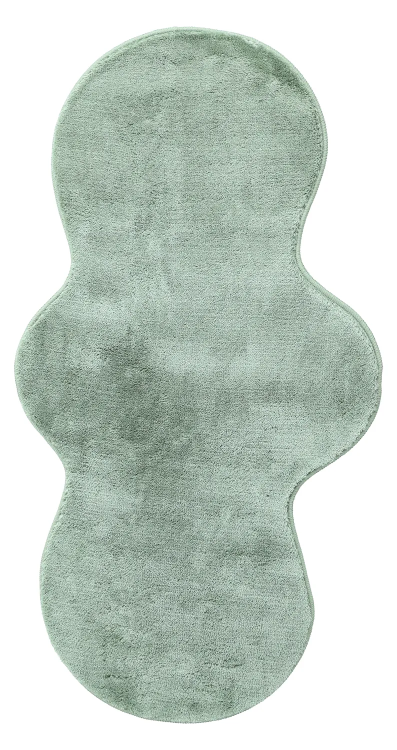 Bølgete Løper - Aranga Super Soft Fur (grønn)