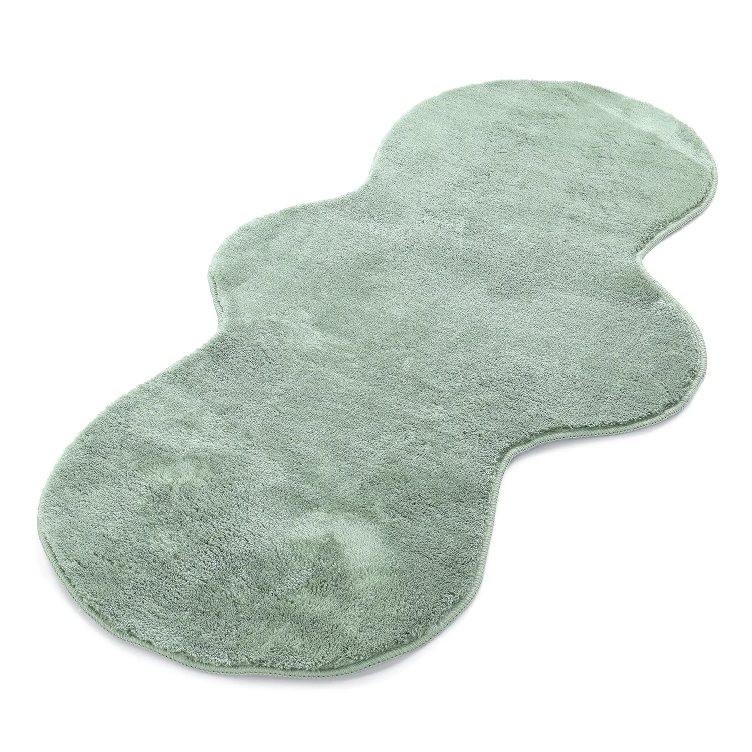 Bølgete Løper - Aranga Super Soft Fur (grønn)