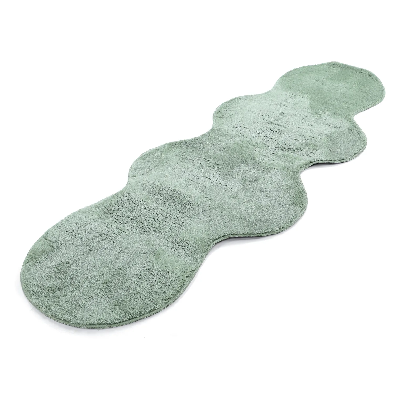 Bølgete Løper - Aranga Super Soft Fur (grønn)