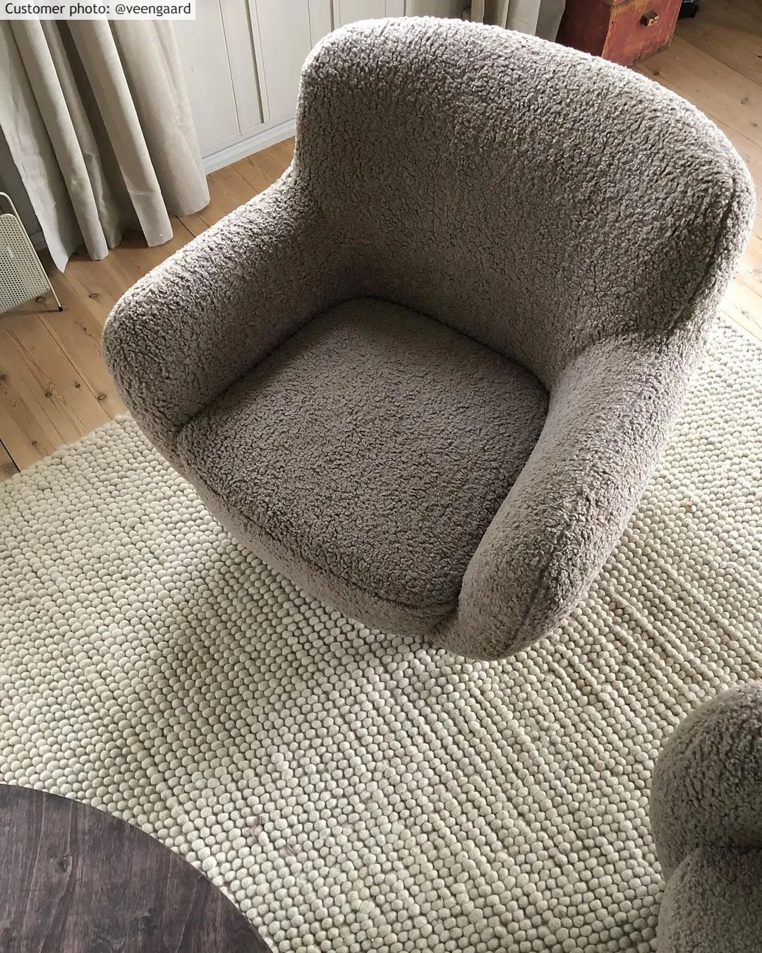 Ullteppe - Avafors Wool Bubble (beige)