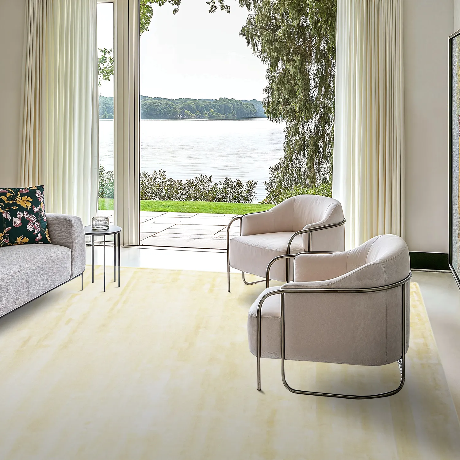 Viskoseteppe - Jodhpur Special Luxury Edition (gul)