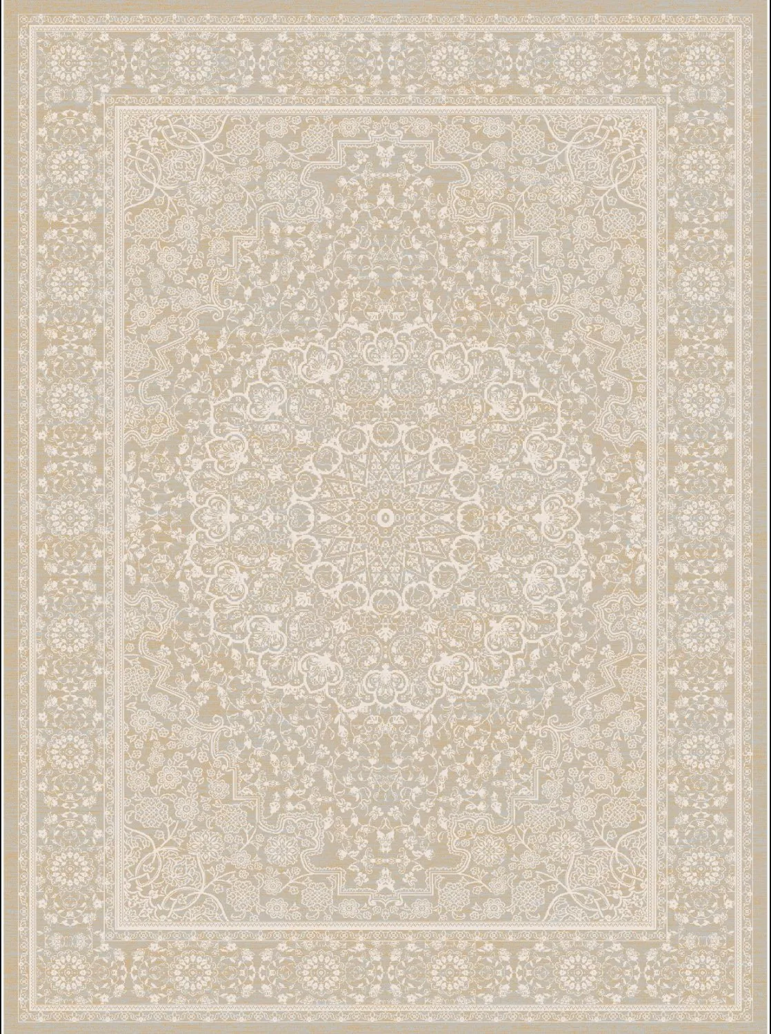Wilton-teppe - Vivian (beige)