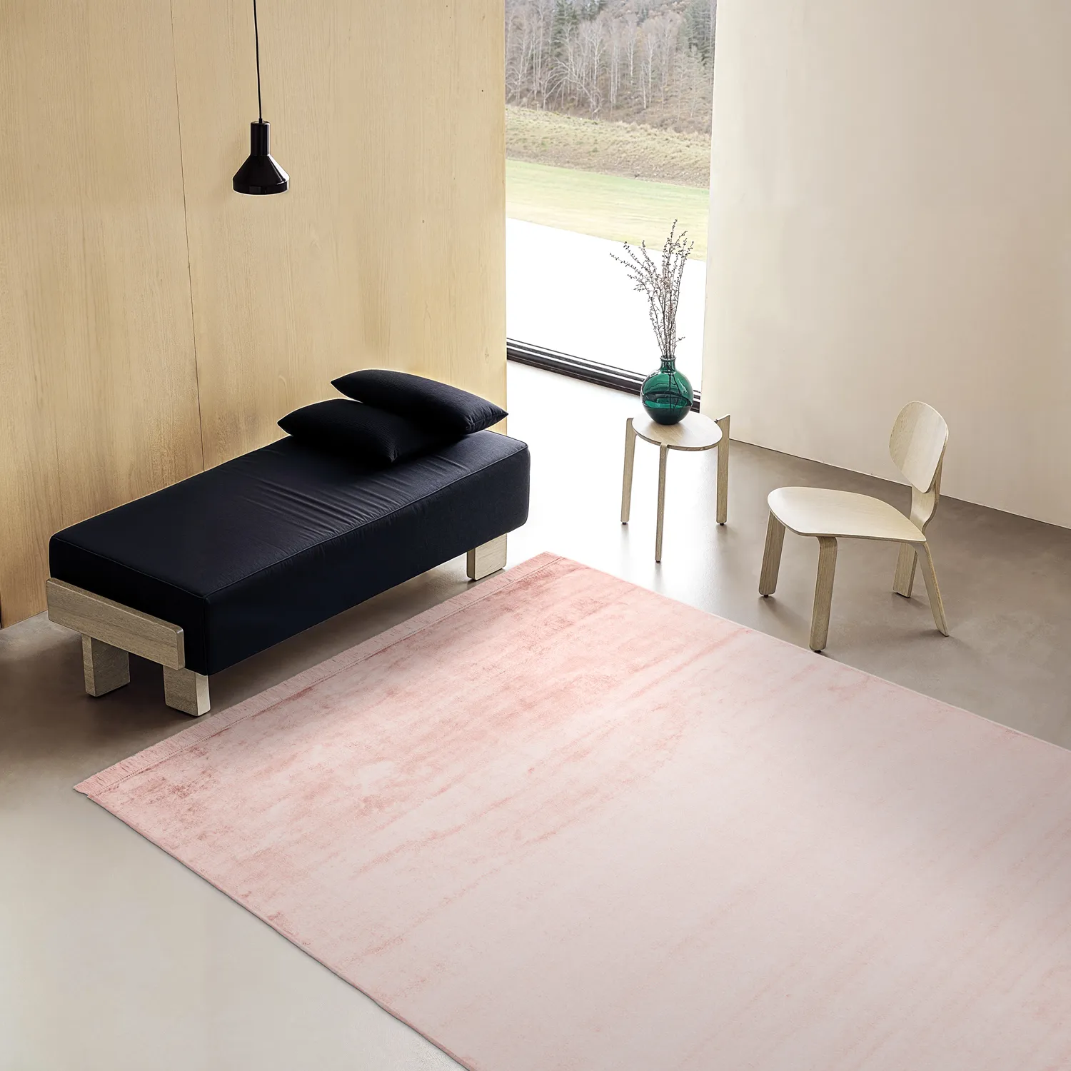 Wilton-teppe - Art Silk (rosa)