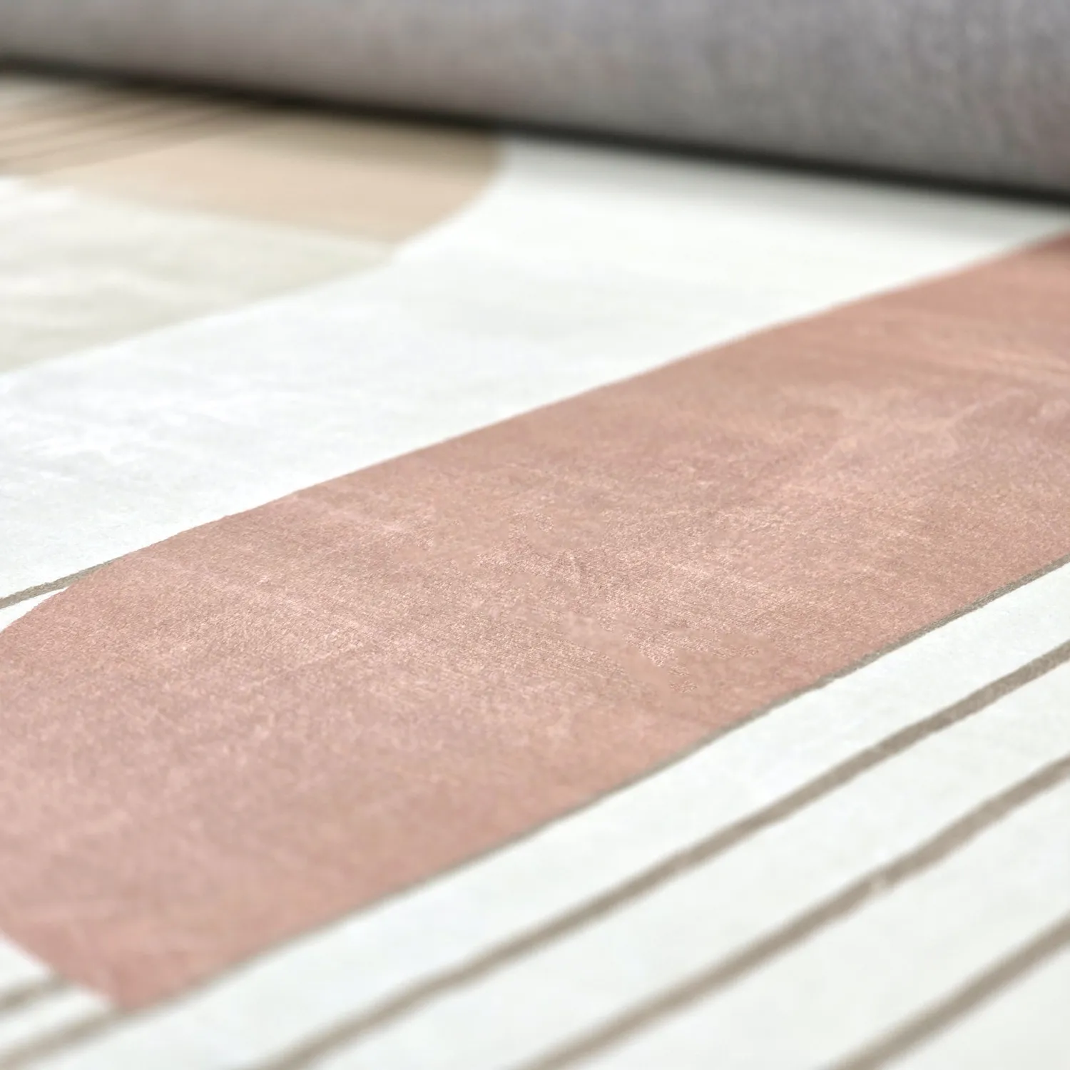 Wilton-teppe - Delft (rosa/multi)