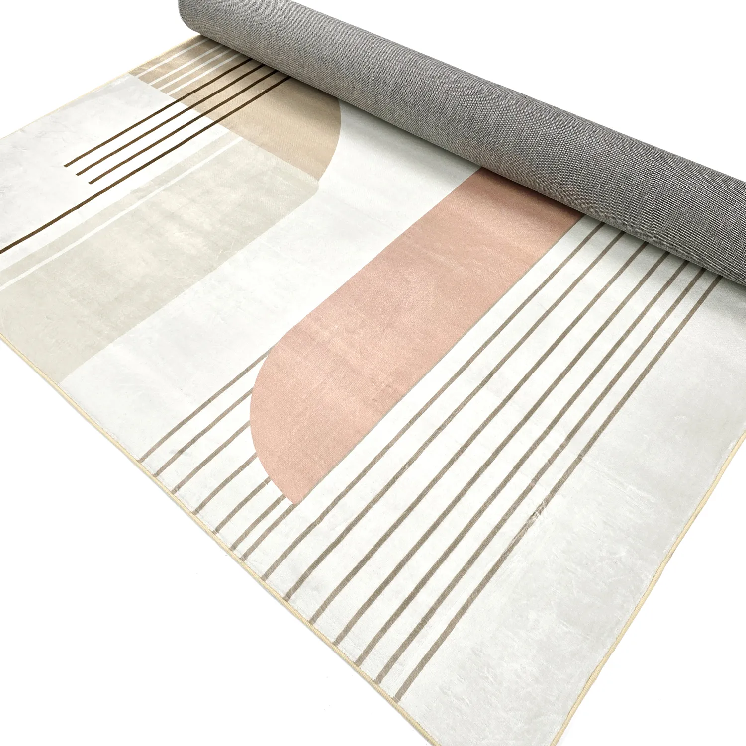 Wilton-teppe - Delft (rosa/multi)
