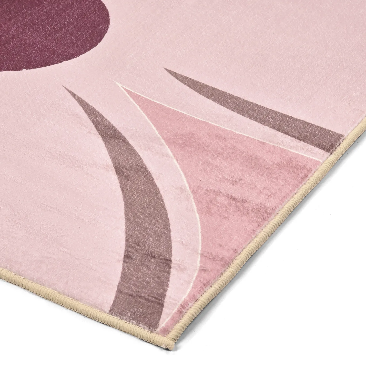 Wilton-teppe - Honfleur (rosa/multi)