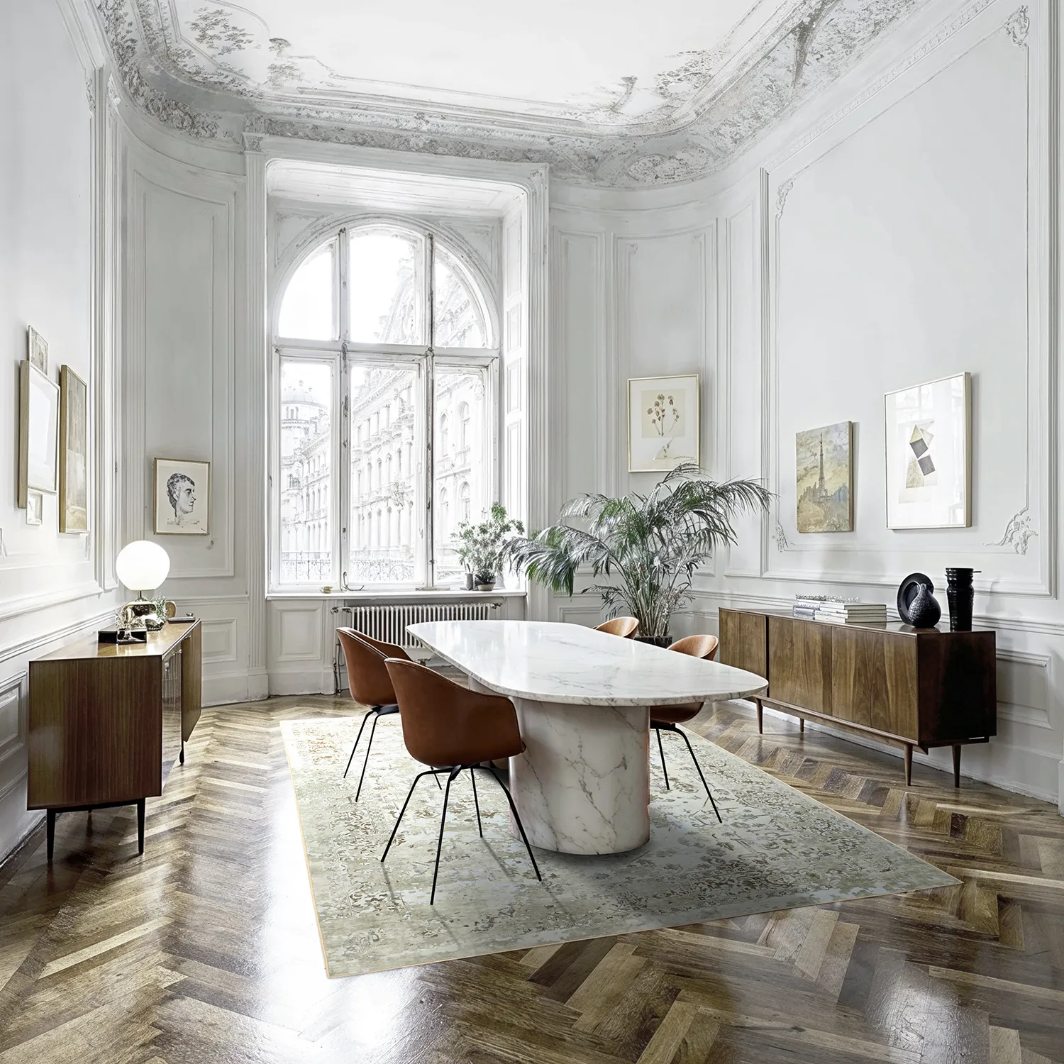 Wilton-teppe - Mateur (beige)