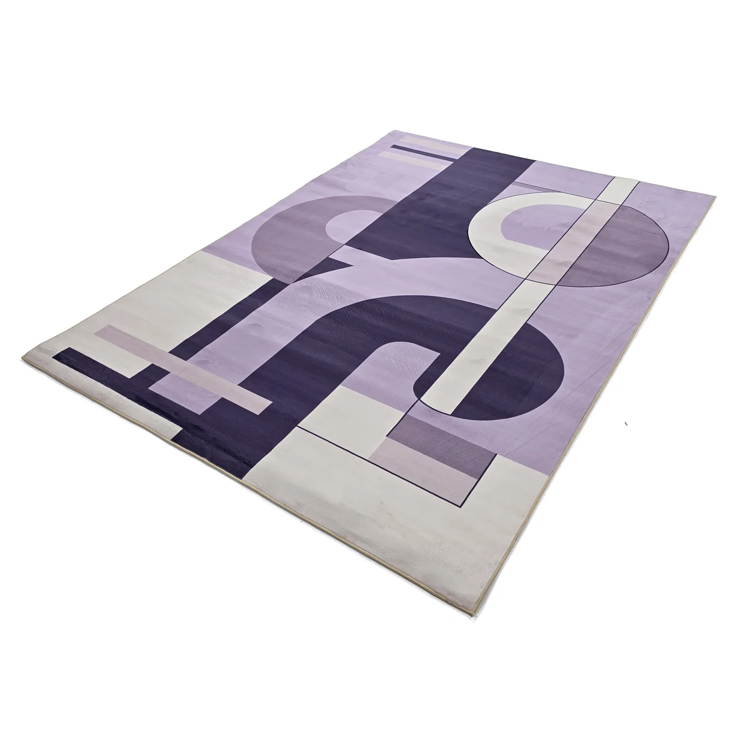 Wilton-teppe - Nysa (lilla/multi)