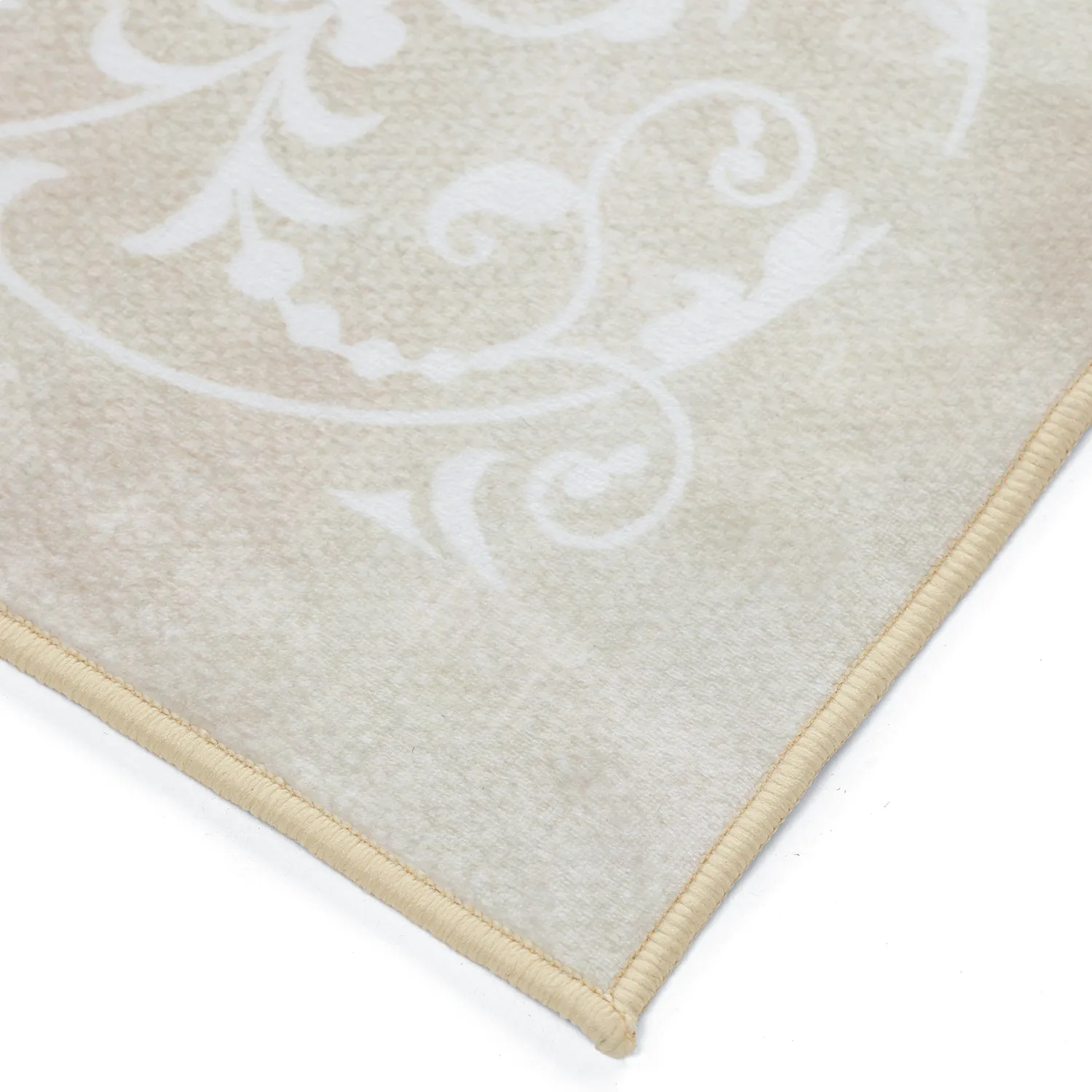 Wilton-teppe - Santi (beige/hvit)
