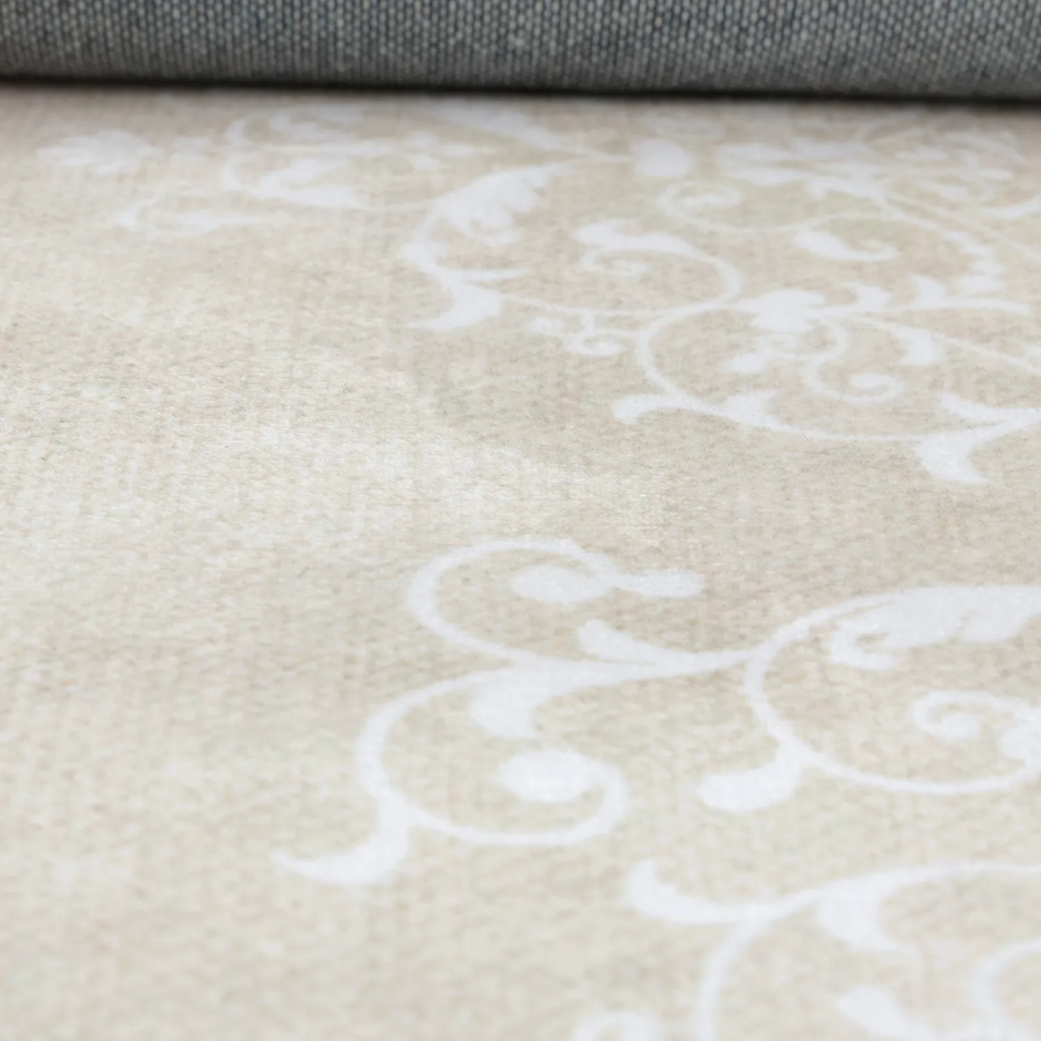 Wilton-teppe - Santi (beige/hvit)