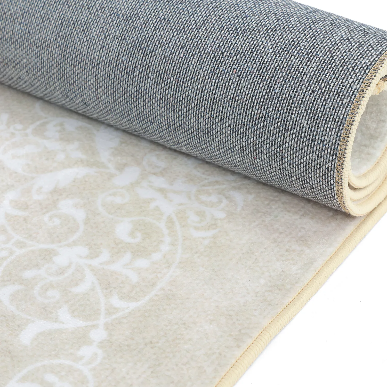 Wilton-teppe - Santi (beige/hvit)