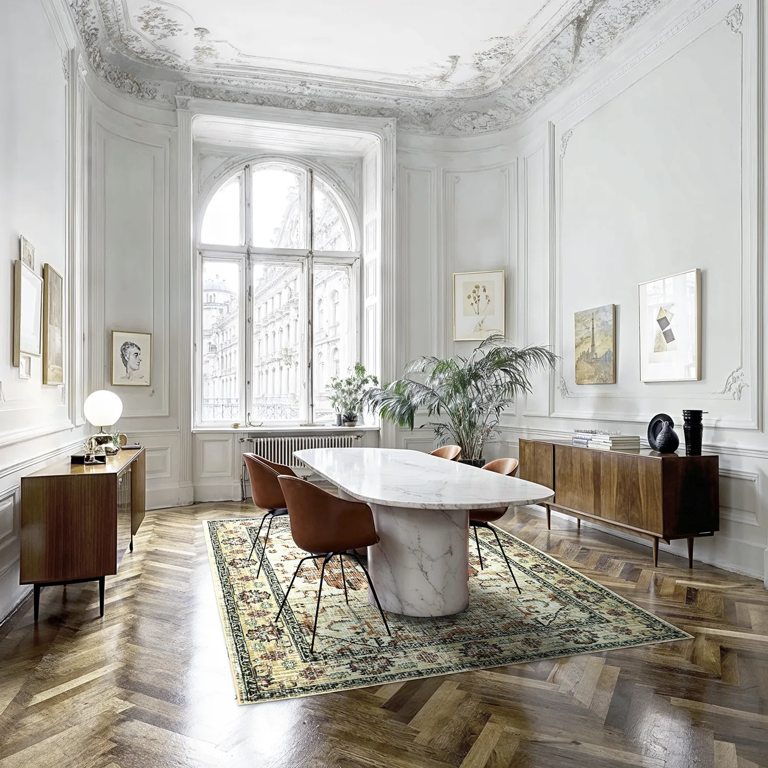 Wilton-teppe - Siliana (beige)