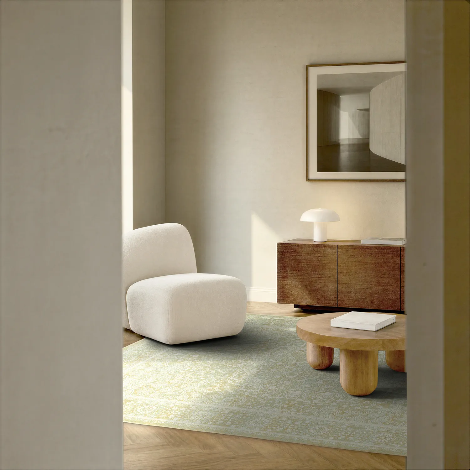 Wilton-teppe - Vivian (beige)