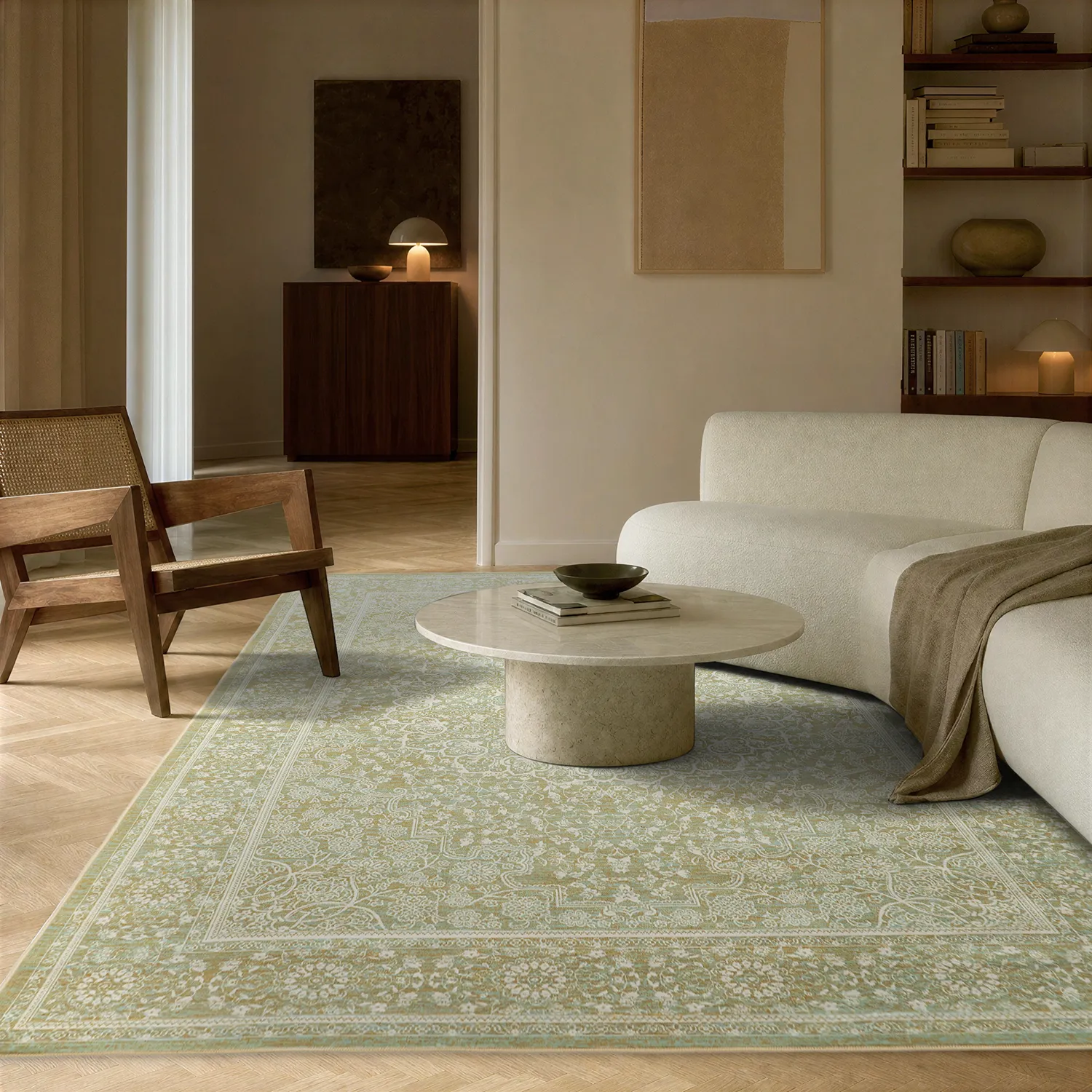 Wilton-teppe - Vivian (beige)