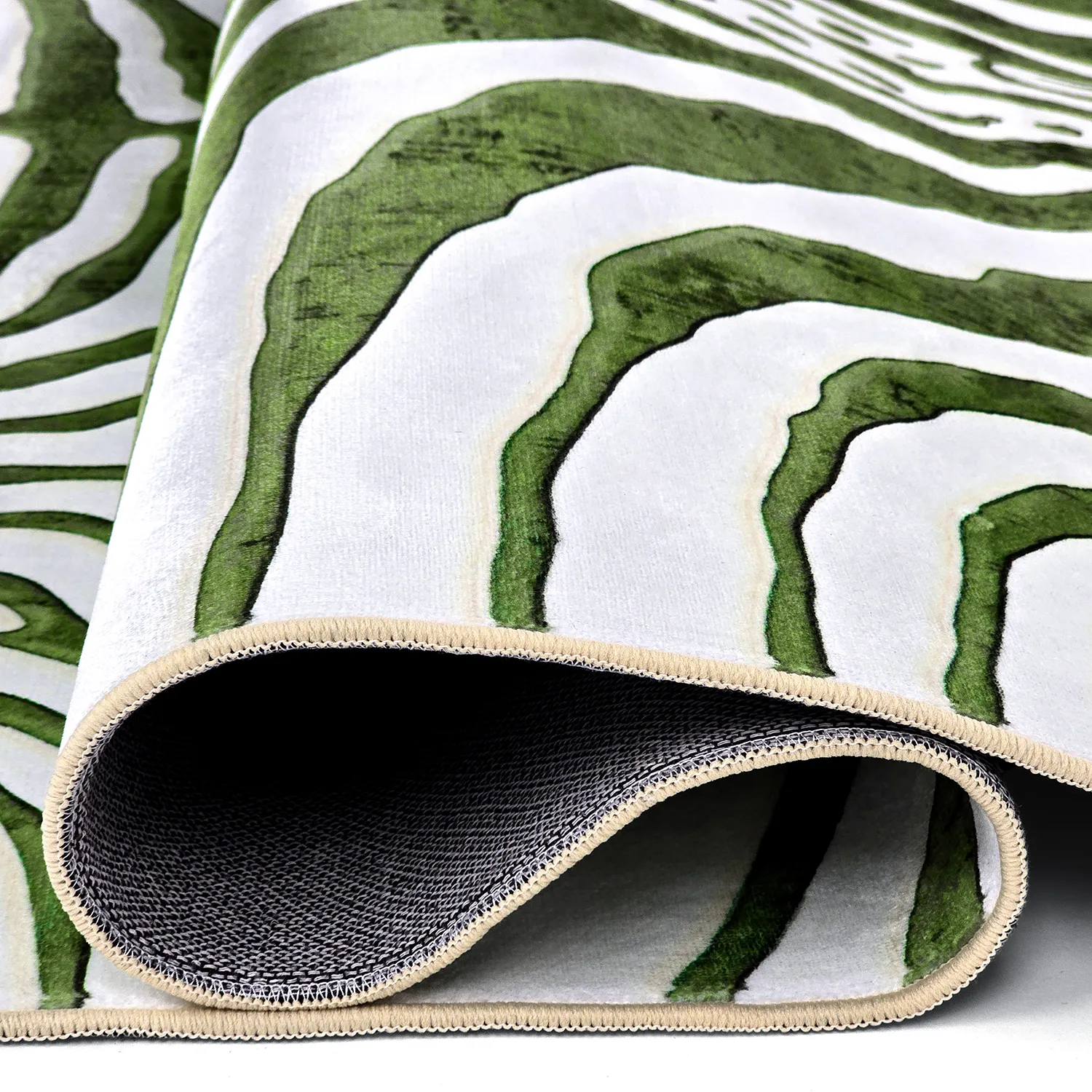 Wilton-teppe - Zebra (grønn)