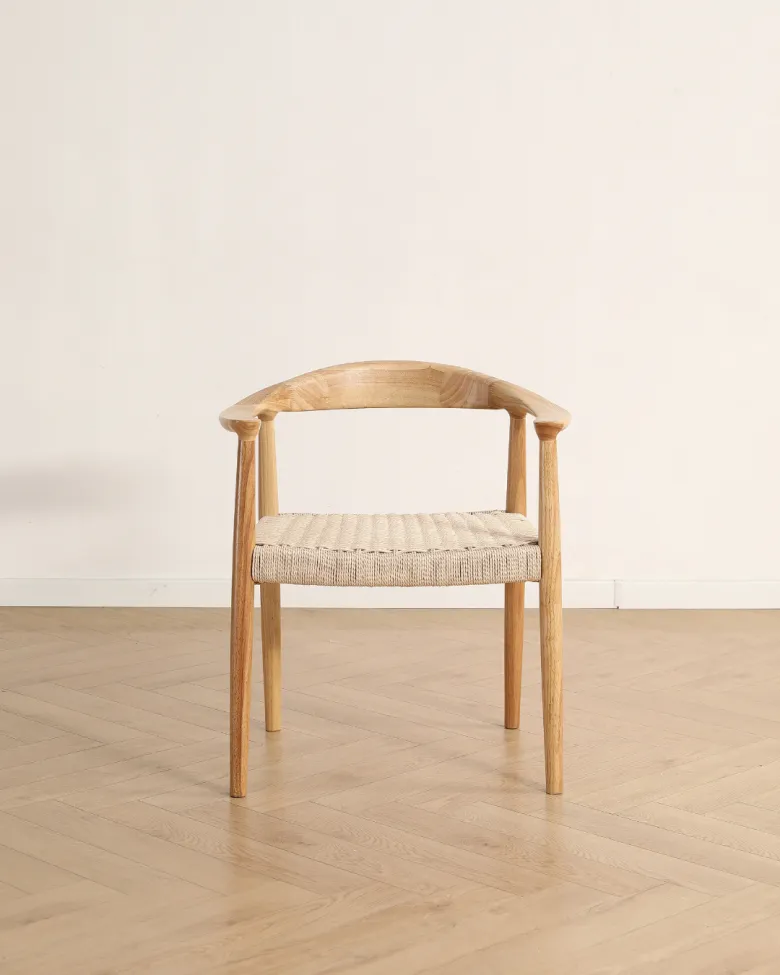 Stol - Ask (natur) - 2 stk