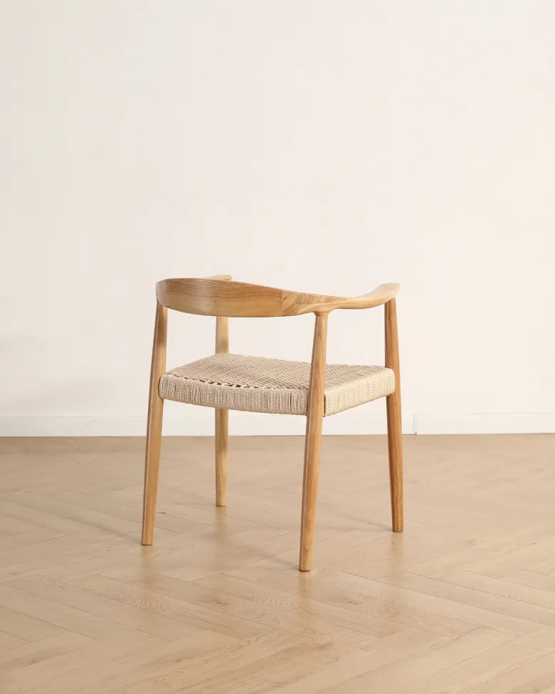 Stol - Ask (natur) - 2 stk