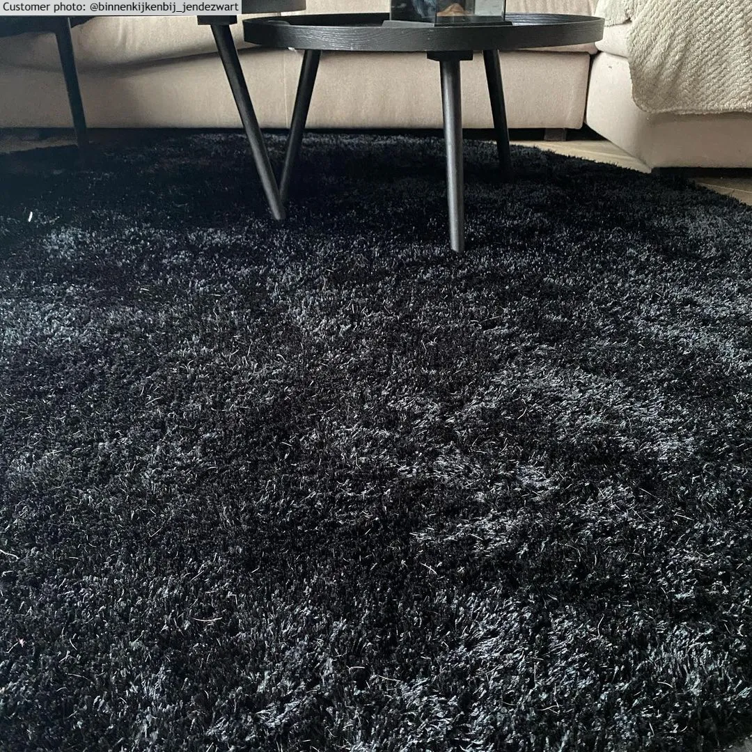 Runde tepper - Cosy (sort)