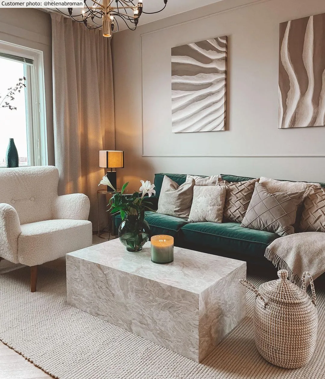Ullteppe - Coastal (creme)