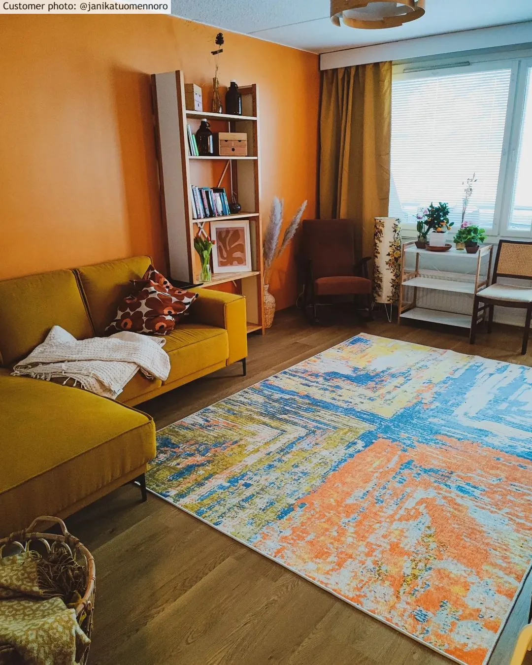 Wilton-teppe - Tizzano (oransje/multi)