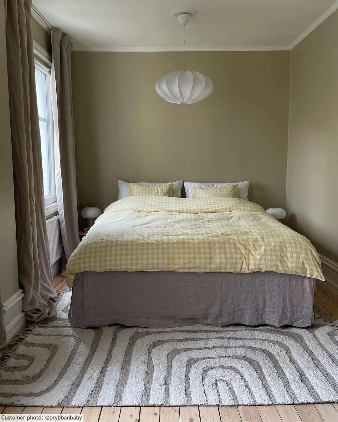 Bomullsteppe - Inez (beige)